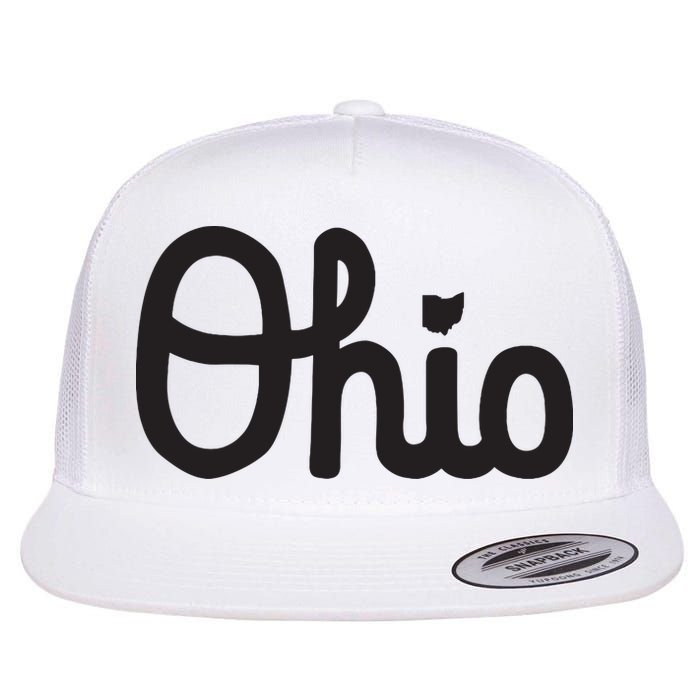 Vintage Script Ohio Dots The I Flatbill Hat