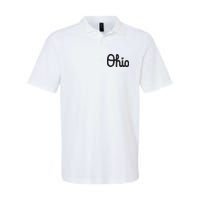 Vintage Script Ohio Dots The I Polo