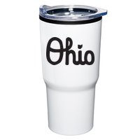 Vintage Script Ohio Dots The I Tumbler