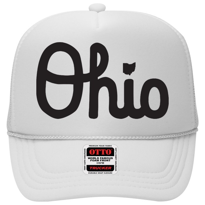 Vintage Script Ohio Dots The I Trucker Hat