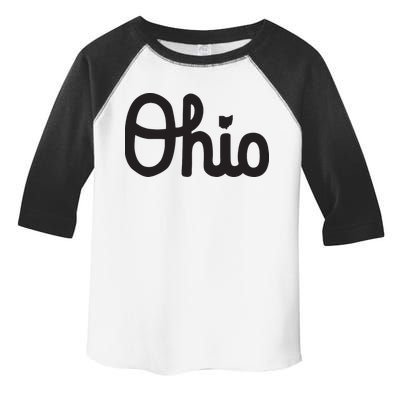 Vintage Script Ohio Dots The I Toddler Fine Jersey T-Shirt