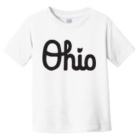 Vintage Script Ohio Dots The I Toddler T-Shirt