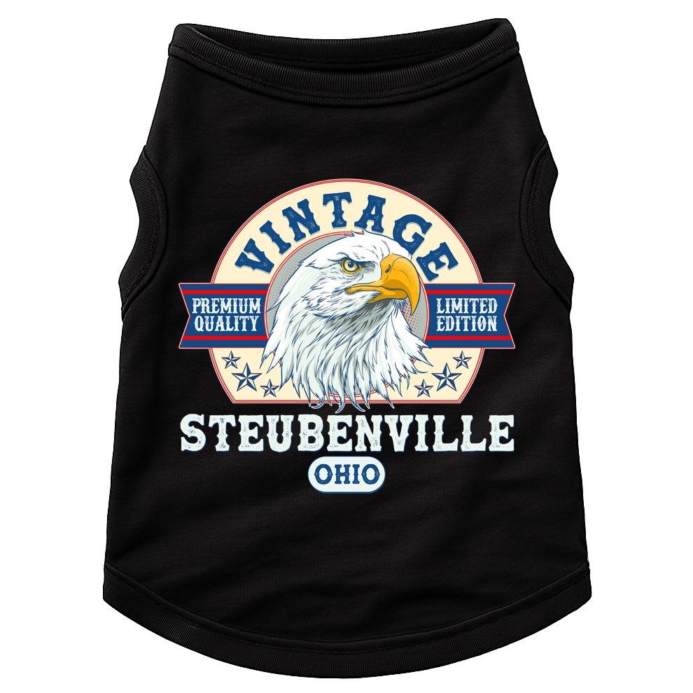 Vintage Steubenville Ohio Premium Quality Limited Edition Eagle Emblem Doggie Tank