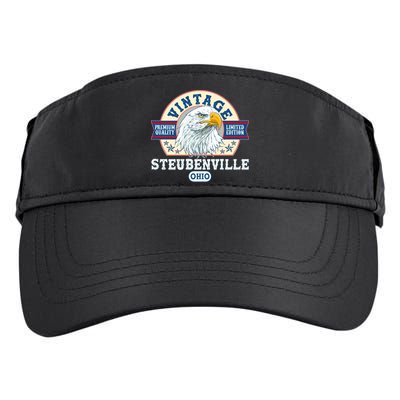 Vintage Steubenville Ohio Premium Quality Limited Edition Eagle Emblem Adult Drive Performance Visor