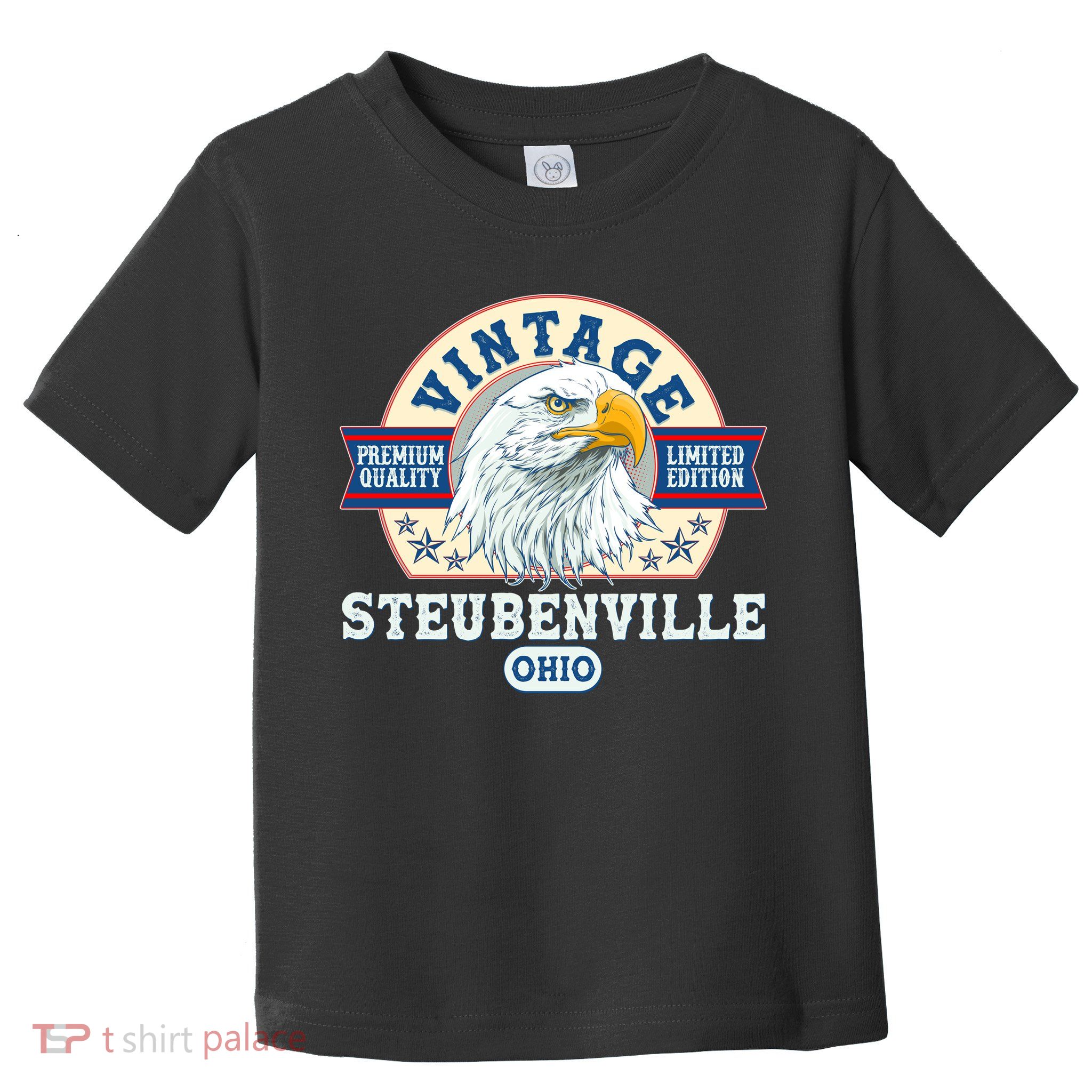 Vintage Steubenville Ohio Premium Quality Limited Edition Eagle Emblem Toddler T-Shirt