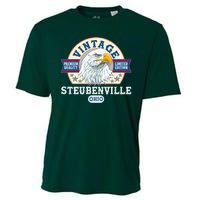 Vintage Steubenville Ohio Premium Quality Limited Edition Eagle Emblem Cooling Performance Crew T-Shirt