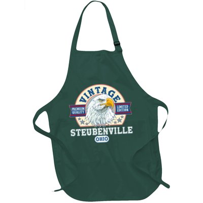 Vintage Steubenville Ohio Premium Quality Limited Edition Eagle Emblem Apron
