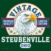 Vintage Steubenville Ohio Premium Quality Limited Edition Eagle Emblem Premium T-Shirt