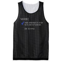 Vote She Prosecuted Sex Offenders And He Is One 2024 Mesh Reversible Basketball Jersey Tank