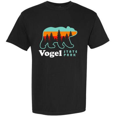 Vogel State Park Camping Georgia Lake Bear Garment-Dyed Heavyweight T-Shirt