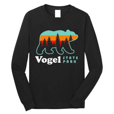 Vogel State Park Camping Georgia Lake Bear Long Sleeve Shirt