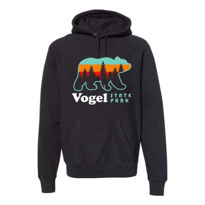 Vogel State Park Camping Georgia Lake Bear Premium Hoodie