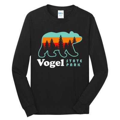 Vogel State Park Camping Georgia Lake Bear Tall Long Sleeve T-Shirt