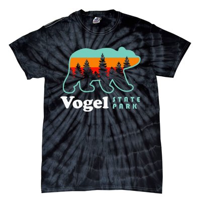 Vogel State Park Camping Georgia Lake Bear Tie-Dye T-Shirt