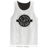 Vintage Surfing Passion Graphic Mesh Reversible Basketball Jersey Tank