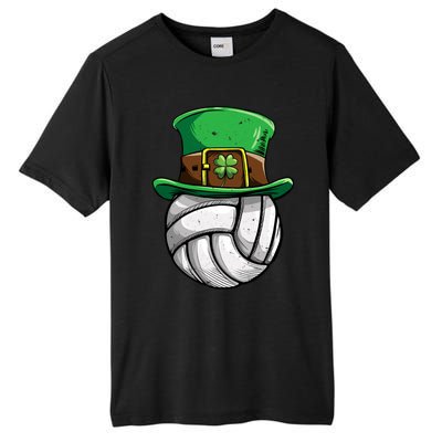 Volleyball St Patricks Day Leprechaun Ball Sports Gift Tall Fusion ChromaSoft Performance T-Shirt