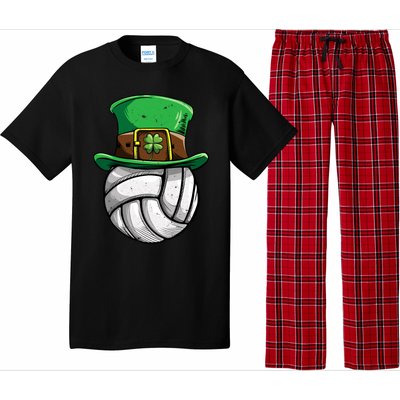 Volleyball St Patricks Day Leprechaun Ball Sports Gift Pajama Set