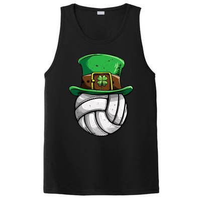 Volleyball St Patricks Day Leprechaun Ball Sports Gift PosiCharge Competitor Tank