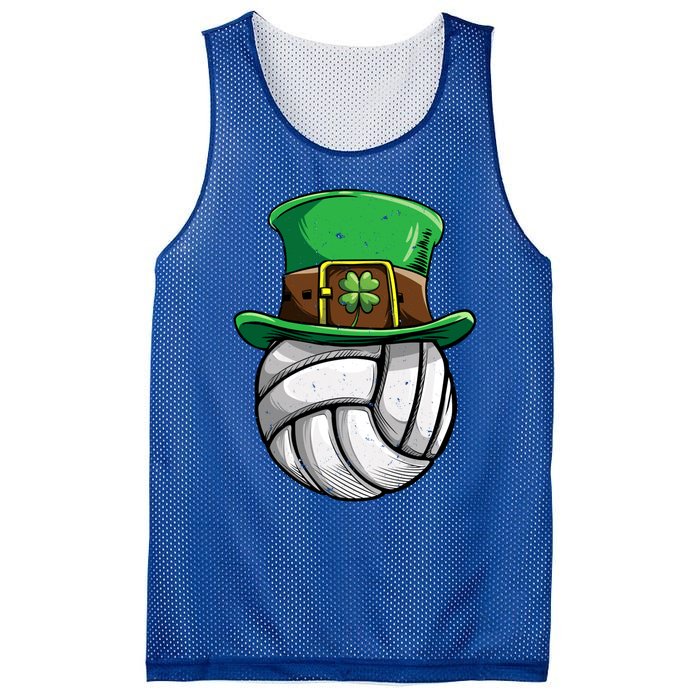 Volleyball St Patricks Day Leprechaun Ball Sports Gift Mesh Reversible Basketball Jersey Tank