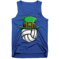 Volleyball St Patricks Day Leprechaun Ball Sports Gift Tank Top