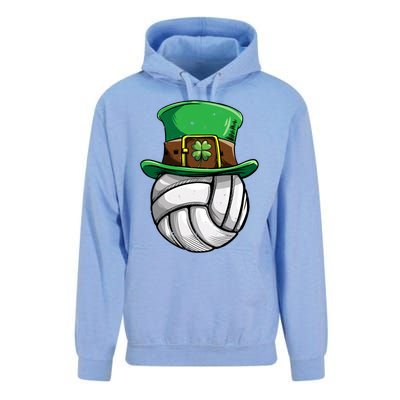 Volleyball St Patricks Day Leprechaun Ball Sports Gift Unisex Surf Hoodie