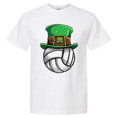 Volleyball St Patricks Day Leprechaun Ball Sports Gift Garment-Dyed Heavyweight T-Shirt