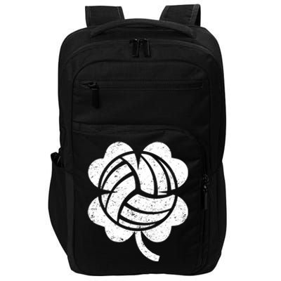 Volleyball St Patricks Day Sports Shamrock Costume Gift Impact Tech Backpack