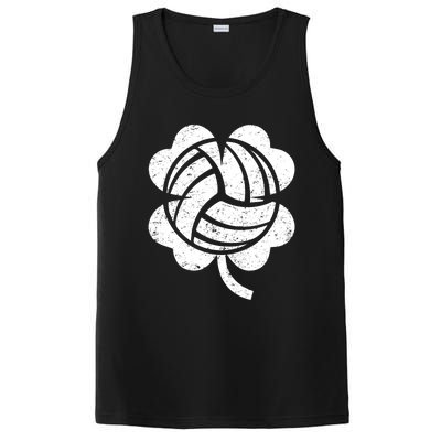 Volleyball St Patricks Day Sports Shamrock Costume Gift PosiCharge Competitor Tank