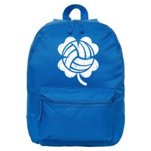 Volleyball St Patricks Day Sports Shamrock Costume Gift 16 in Basic Backpack