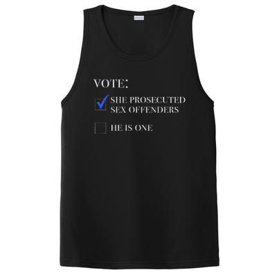 Vote She Prosecuted Sex Offenders And He Is One 2024 PosiCharge Competitor Tank