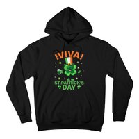 Viva St Patricks Day Funny Drink Hoodie