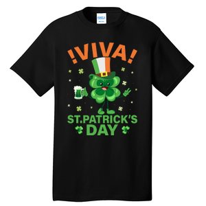 Viva St Patricks Day Funny Drink Tall T-Shirt