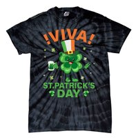 Viva St Patricks Day Funny Drink Tie-Dye T-Shirt