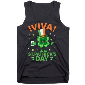 Viva St Patricks Day Funny Drink Tank Top