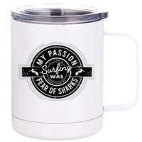 Vintage Surfing Passion Graphic 12 oz Stainless Steel Tumbler Cup