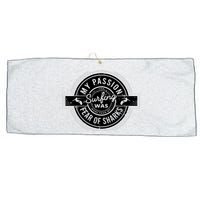 Vintage Surfing Passion Graphic Large Microfiber Waffle Golf Towel