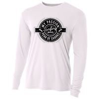 Vintage Surfing Passion Graphic Cooling Performance Long Sleeve Crew