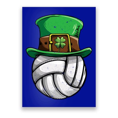 Volleyball St Patricks Day Leprechaun Ball Sports Gift Poster