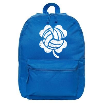 Volleyball St Patricks Day Sports Shamrock Costume Cool Gift 16 in Basic Backpack