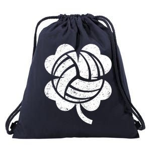 Volleyball St Patricks Day Sports Shamrock Costume Cool Gift Drawstring Bag