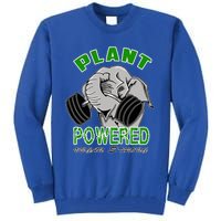 Vegan Strong Plant Powered Elephant Healthy Lifestyle Gift Tall Sweatshirt