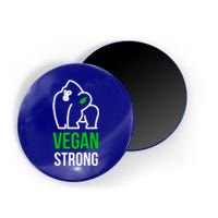 Vegan Strong Plant Powered Gorilla Vegan Lifestyle Funny Gift Magnet