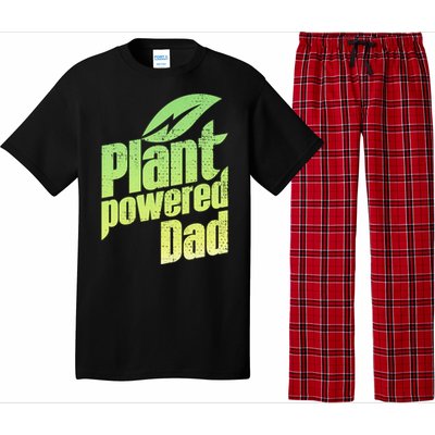 Vegan Strong Plant Powered Super Dad Workout Cute Gift Pajama Set