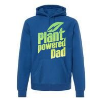 Vegan Strong Plant Powered Super Dad Workout Cute Gift Premium Hoodie