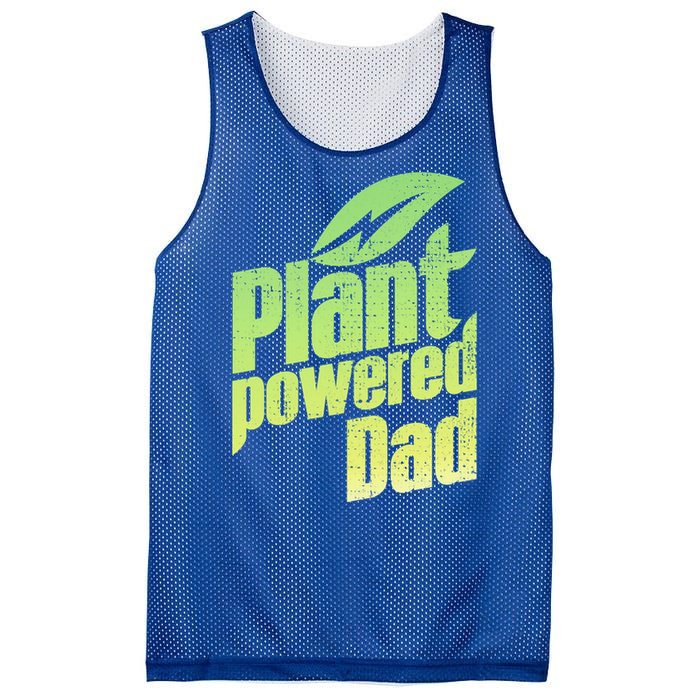 Vegan Strong Plant Powered Super Dad Workout Cute Gift Mesh Reversible Basketball Jersey Tank