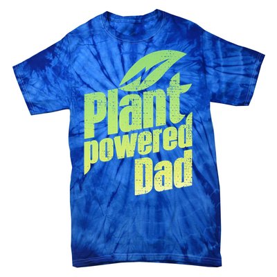 Vegan Strong Plant Powered Super Dad Workout Cute Gift Tie-Dye T-Shirt