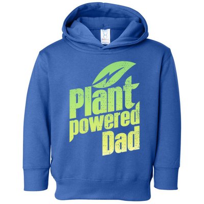 Vegan Strong Plant Powered Super Dad Workout Cute Gift Toddler Hoodie