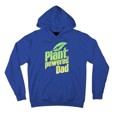 Vegan Strong Plant Powered Super Dad Workout Cute Gift Tall Hoodie