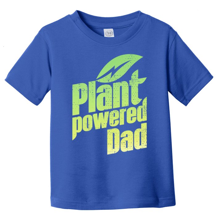 Vegan Strong Plant Powered Super Dad Workout Cute Gift Toddler T-Shirt