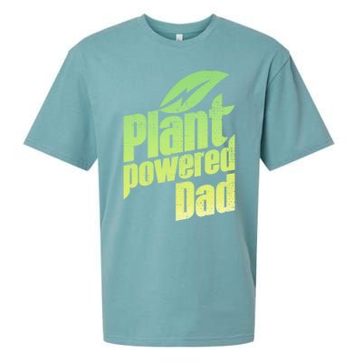 Vegan Strong Plant Powered Super Dad Workout Cute Gift Sueded Cloud Jersey T-Shirt